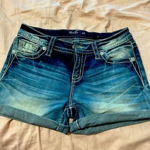 Miss Me size 27 denim Shorts barely worn